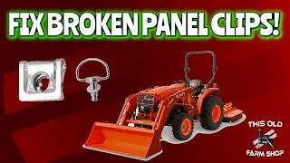 Tractor Side Panel Fairings Quarter 1/4 Turn Quick Release Clips The Best Tractor Side Panel Upgrade