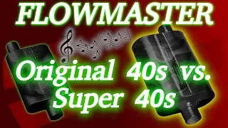 FlowMaster Original 40s vs. Super 40 Series on a Fox Body Mustang